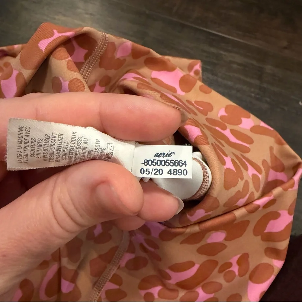 Aerie Offline Butter Soft Cheetah Print Leggings Medium - Picture 3 of 4